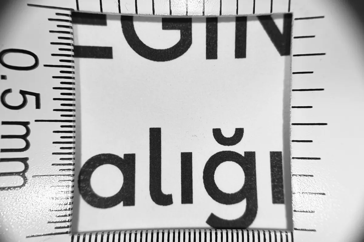 detailes of Okath Neue latin lowercase