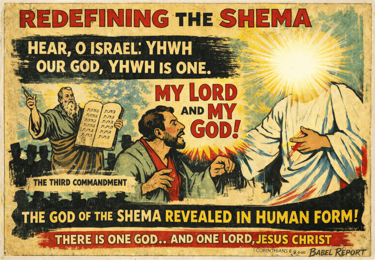 Poster of the Shema and Thomas