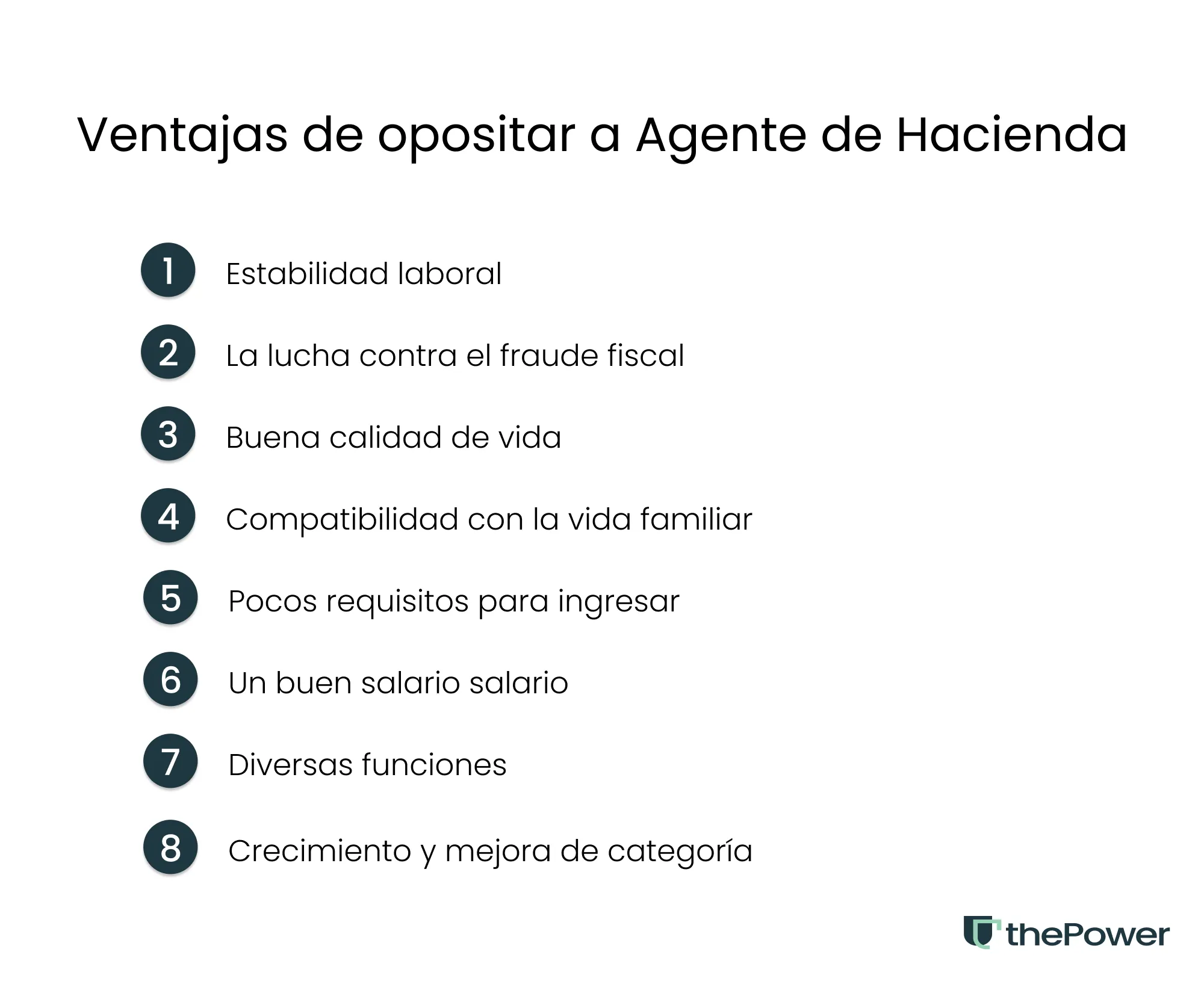 Ventajas de opositar como agente de hacienda