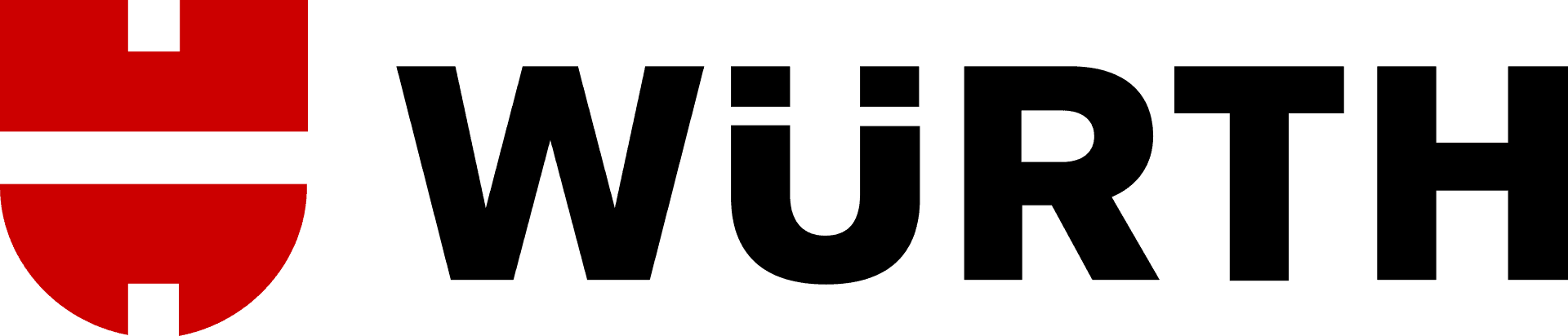 Logo von Würth – Zuverlässiger Partner der DAG Unternehmensgruppe für Befestigungs- und Montagetechnik bei Bauprojekten.
