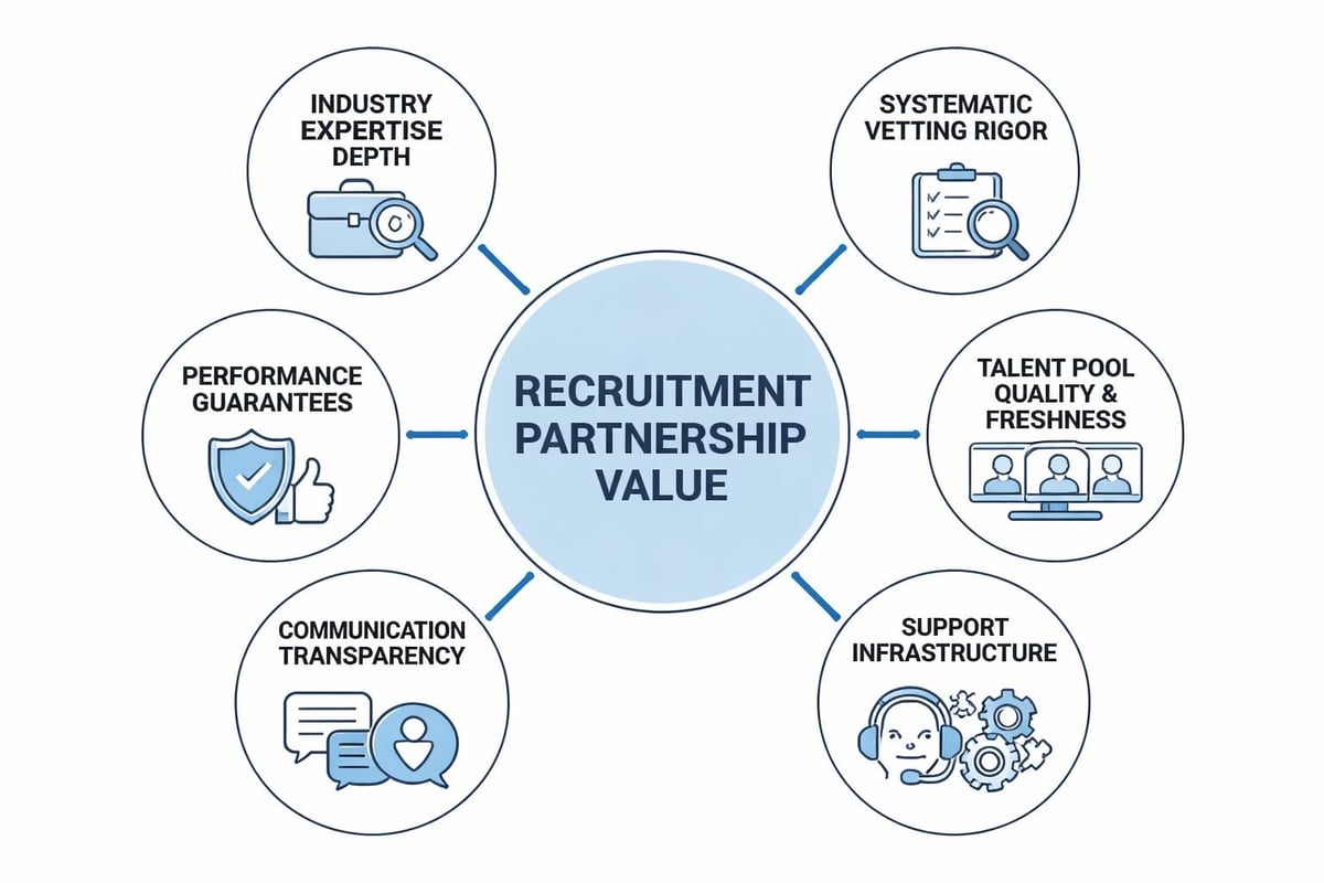 Recruitment partner evaluation criteria