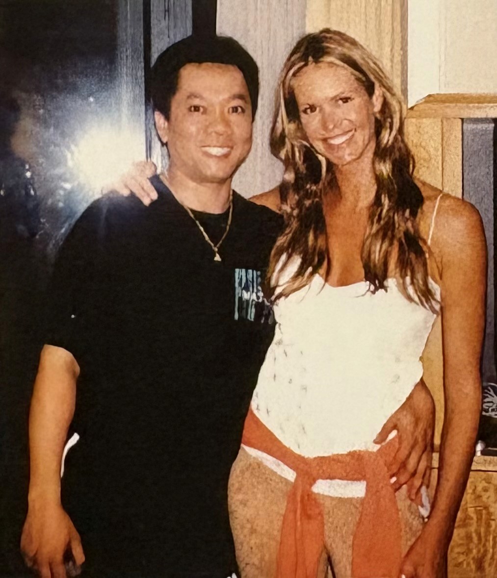 Longy Nguyen with Elle Macpherson