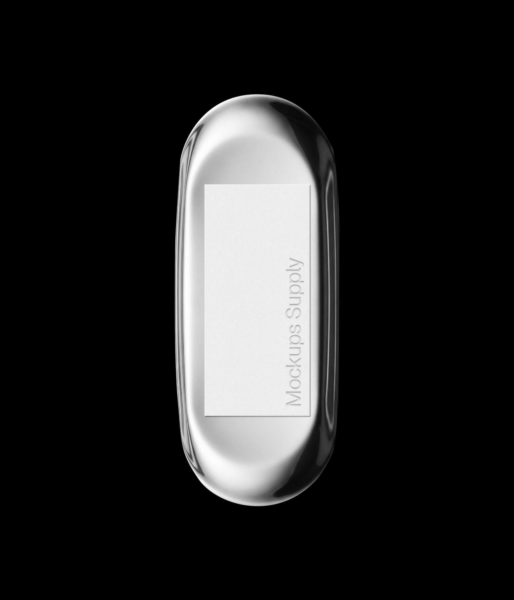 Tall and A5 menu card mockup on clean metal plate with debossed text effect for restaurant branding presentation