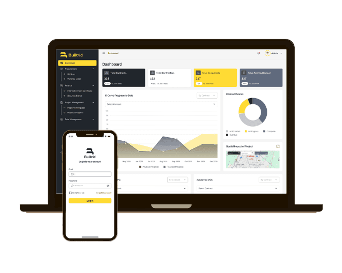 The Builtric dashboard