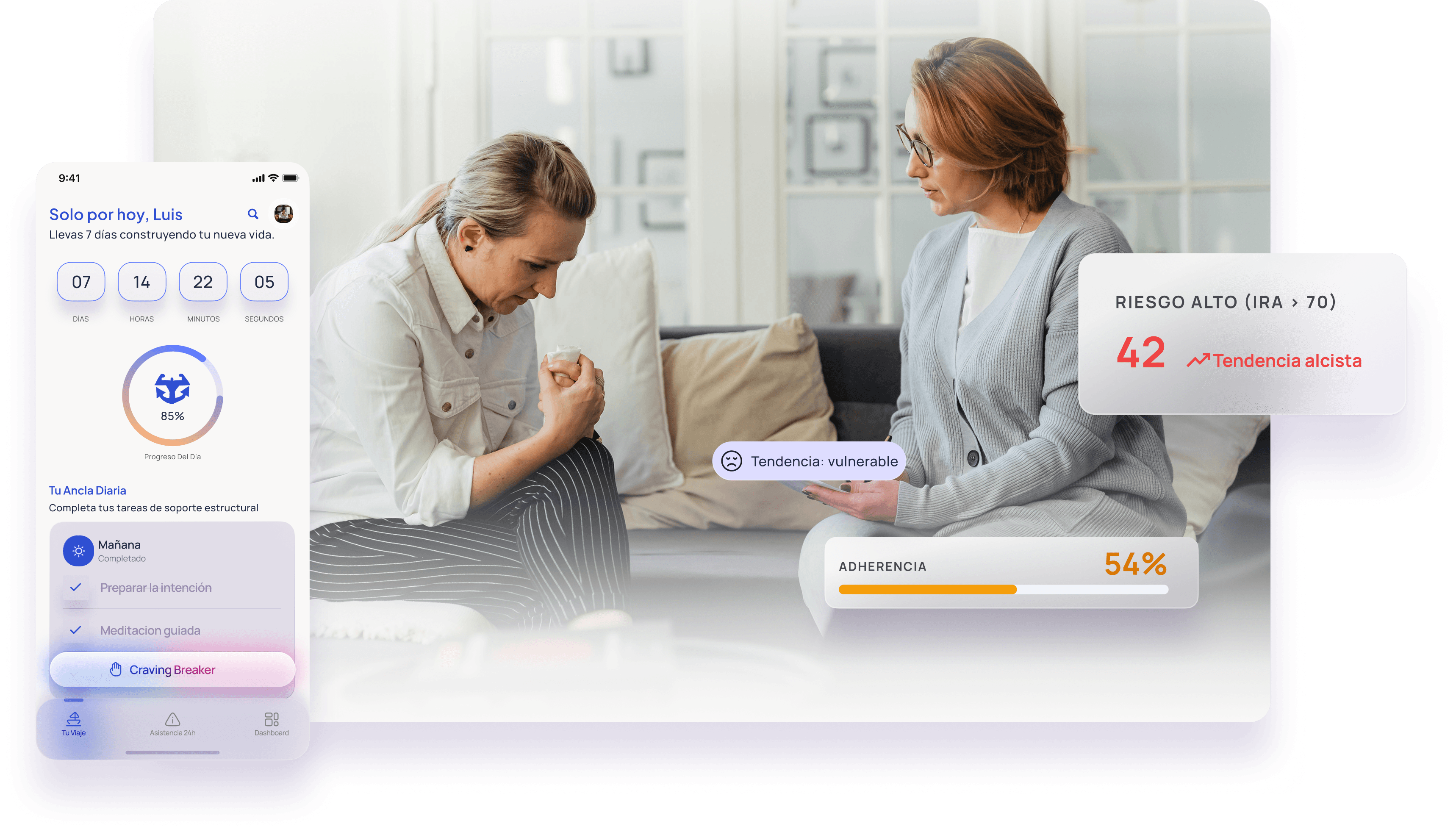 An image of Dreelio's dashboard