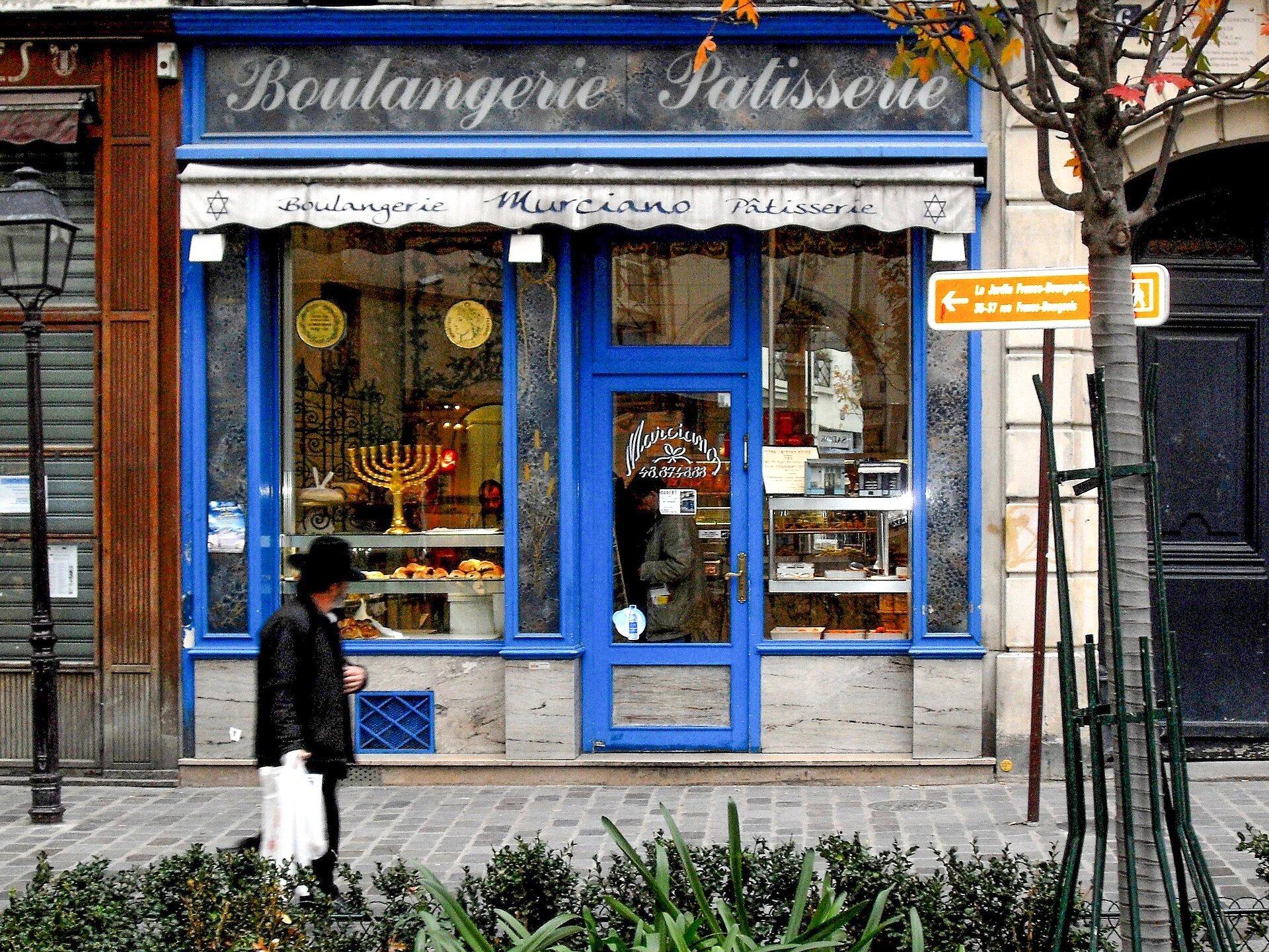 Murciano dans le Marais, photographié en novembre 2008.