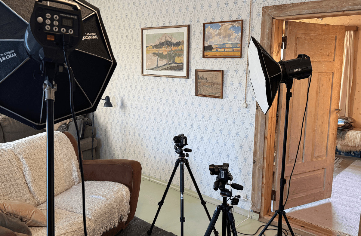 Intervjuu filmimise tehnika toas