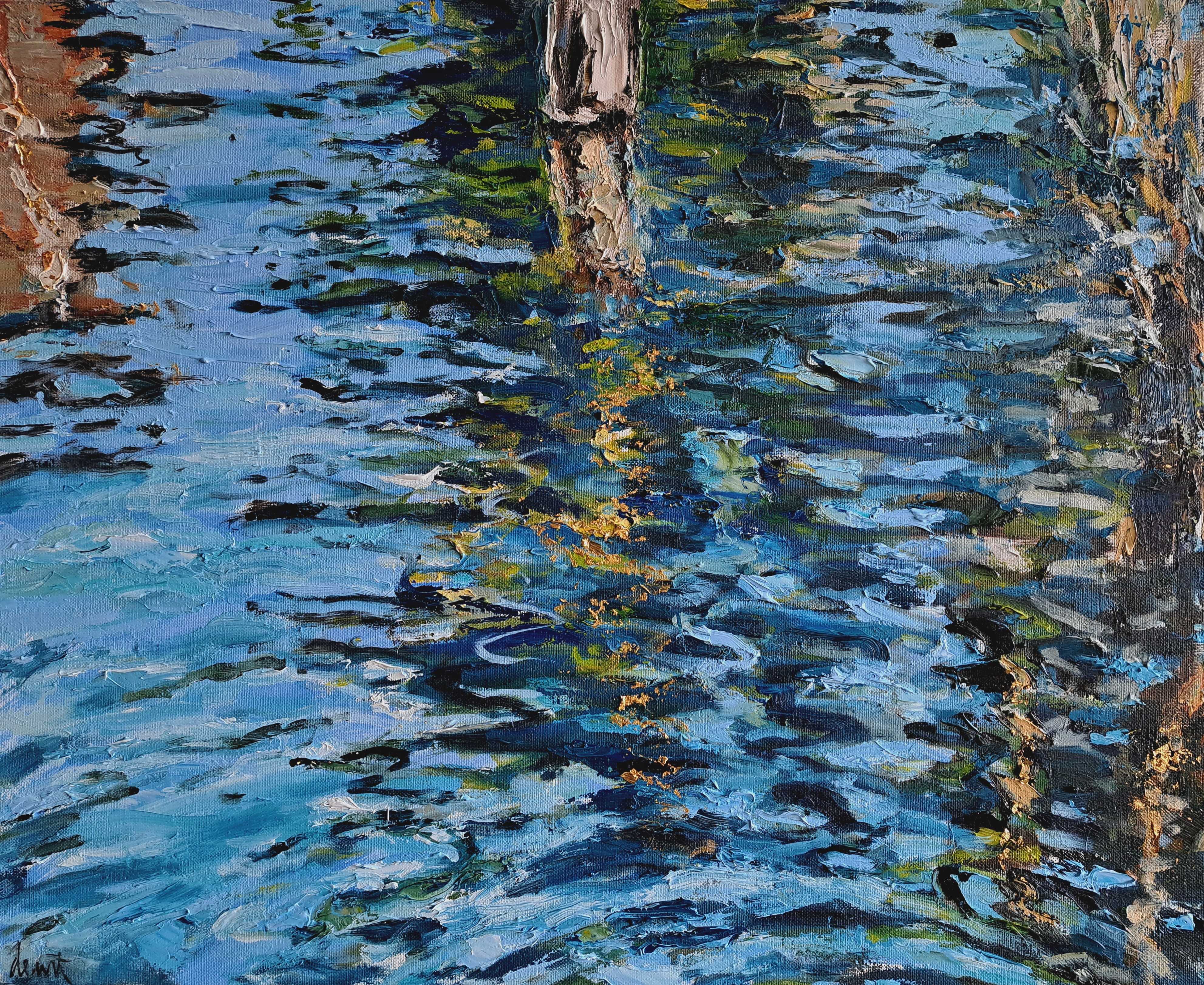 Winterbomen | olieverf op linnen | 50x60cm | 2024