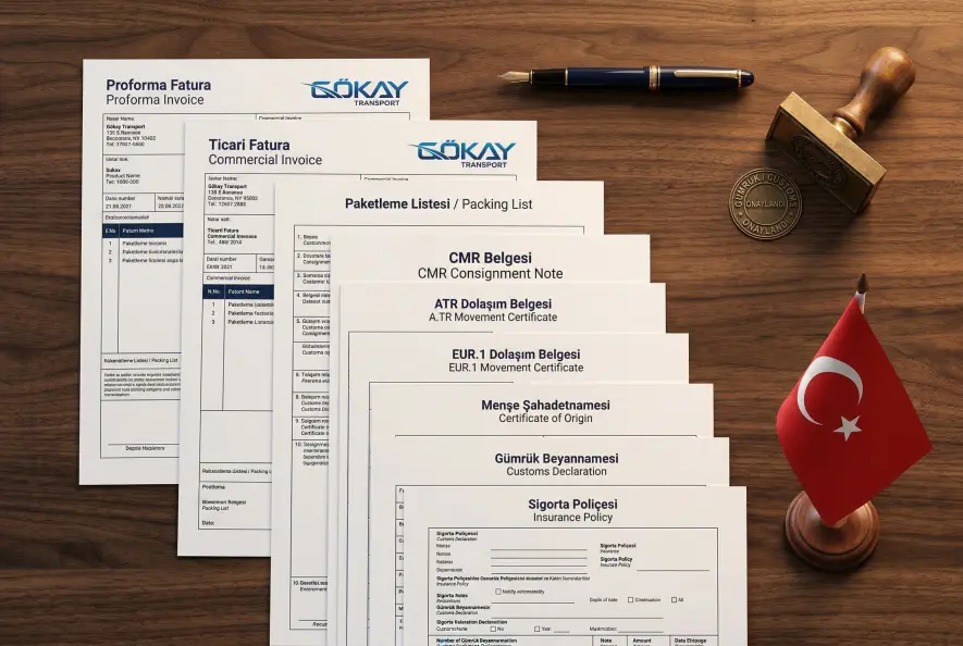 İhracat için gerekli belgeler tam listesi 2026