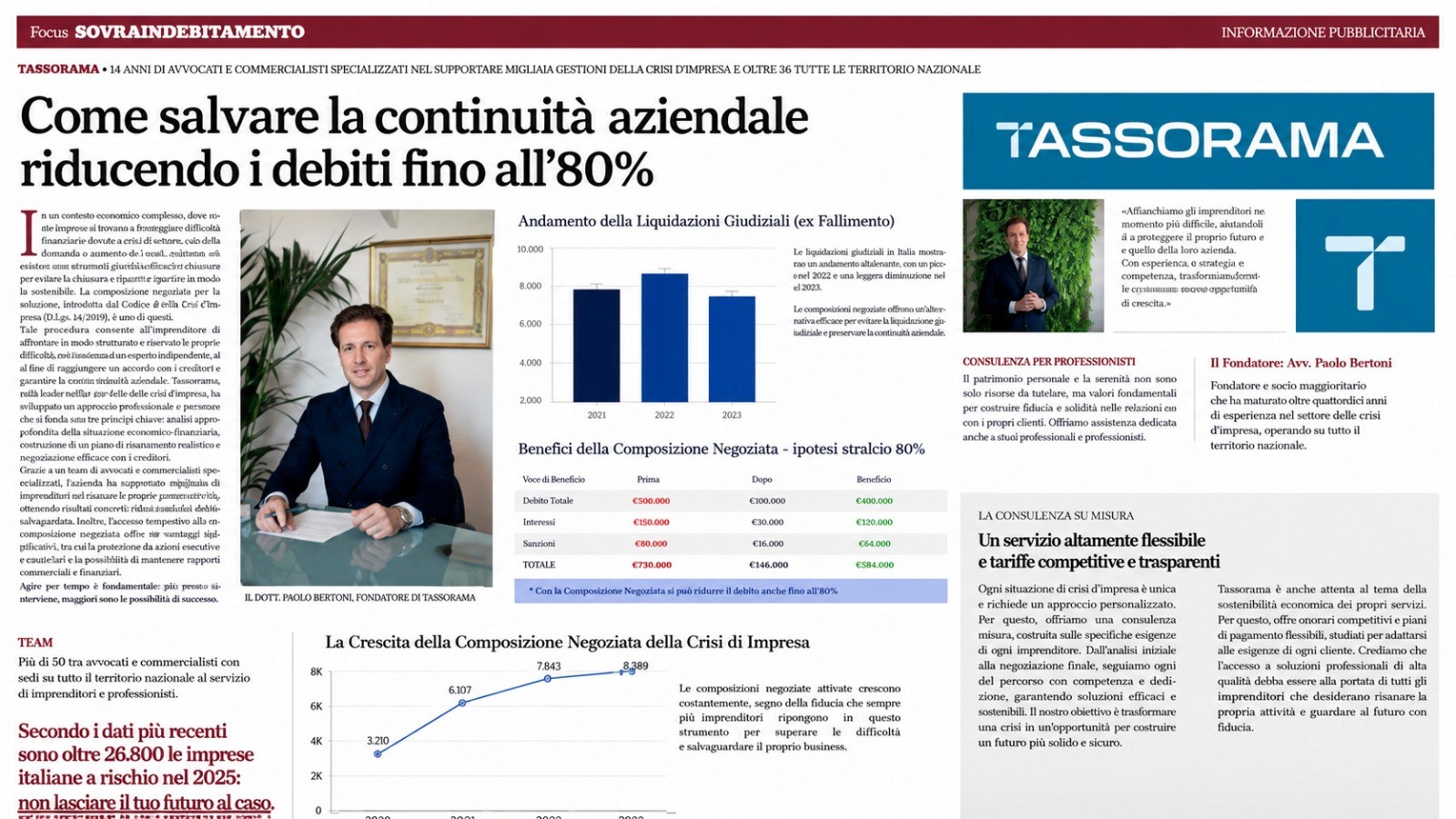 Articolo Tassorama su La Repubblica