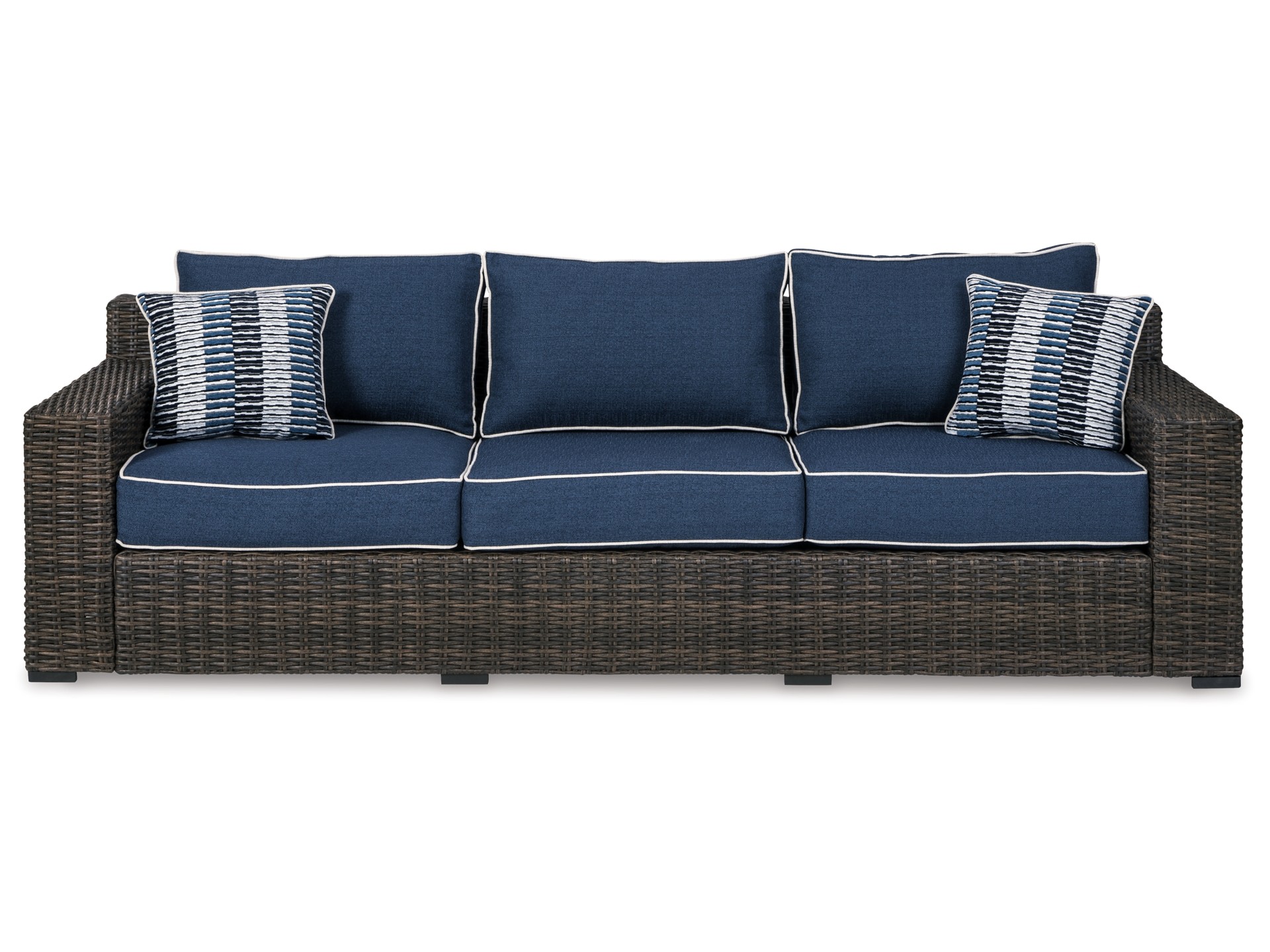 Comfortable Lane sofa with a modern look and soft upholstery, offering elegance and relaxation for family gatherings.