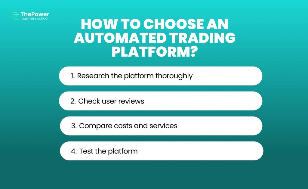 How to choose an automated trading platform