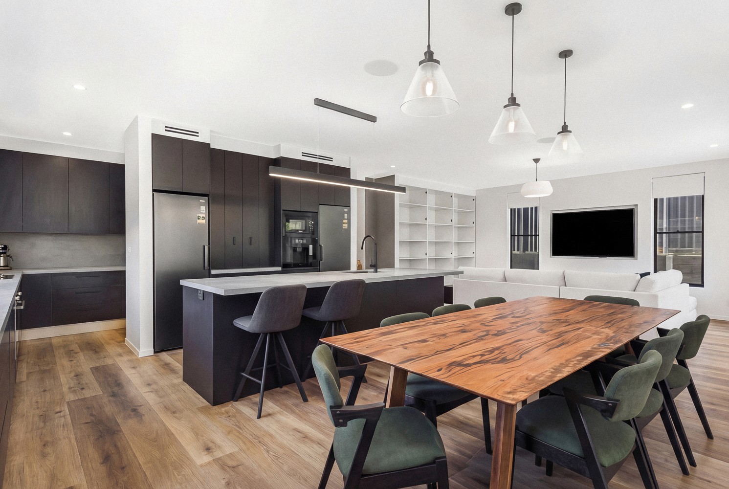 Interior photography of dining room for Grantham Provincial, Sydney custom home builder