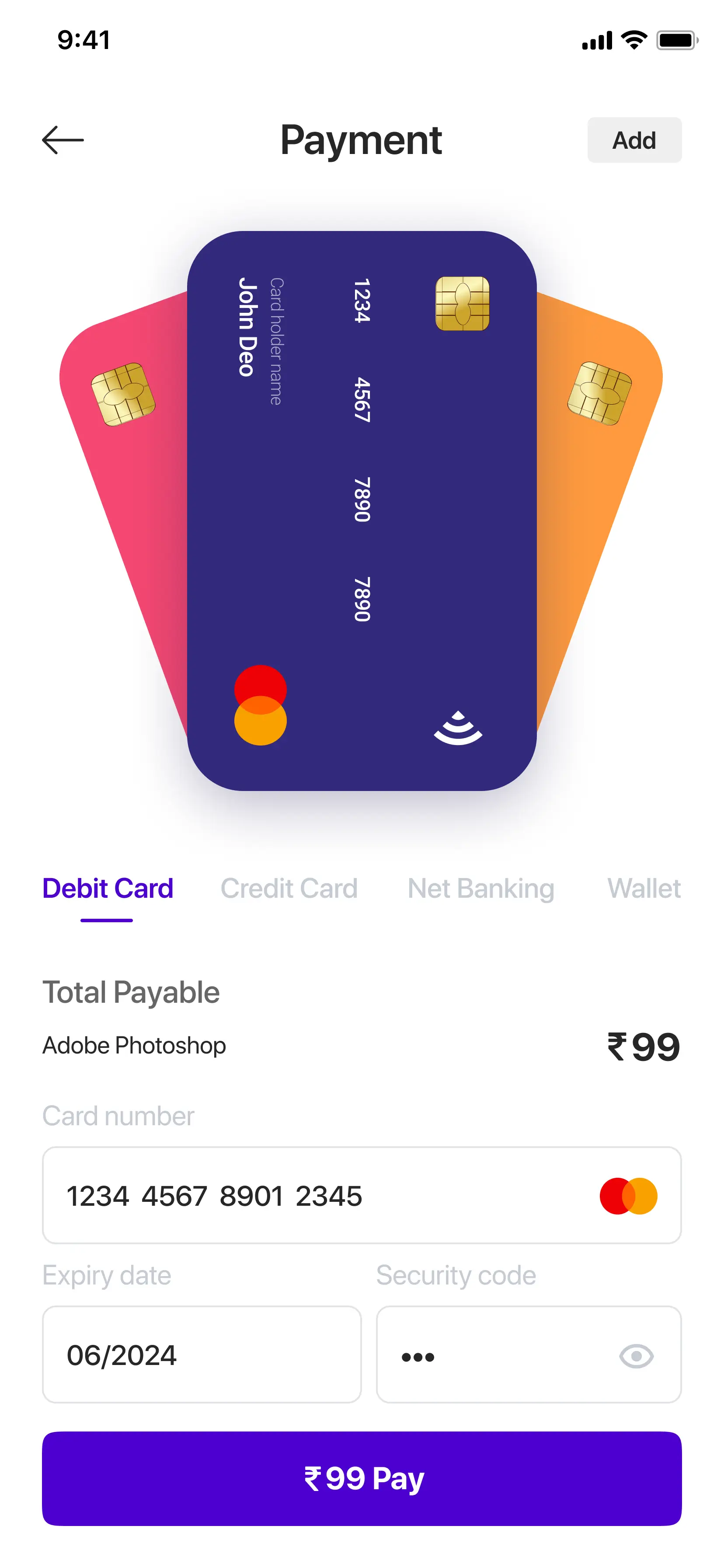 EduGate Checkout Screen