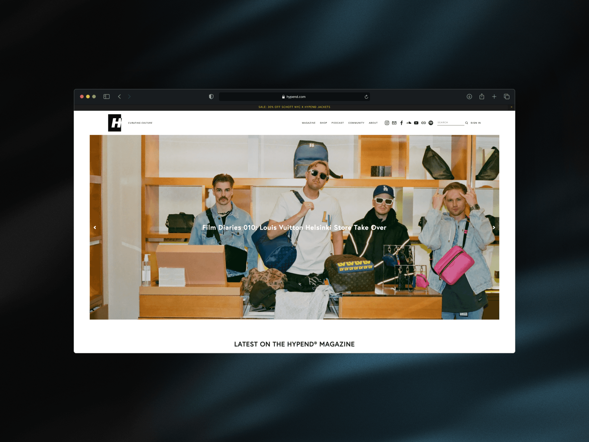 Hypend Website Banner