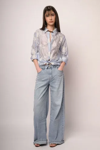 Jeans dritto chiaro