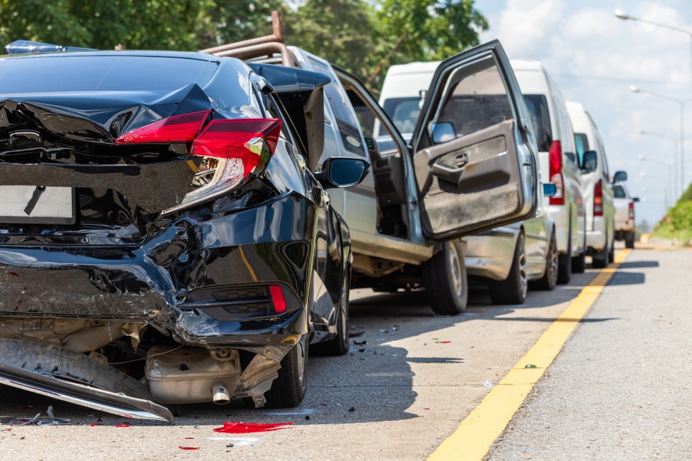 accident auto in lant