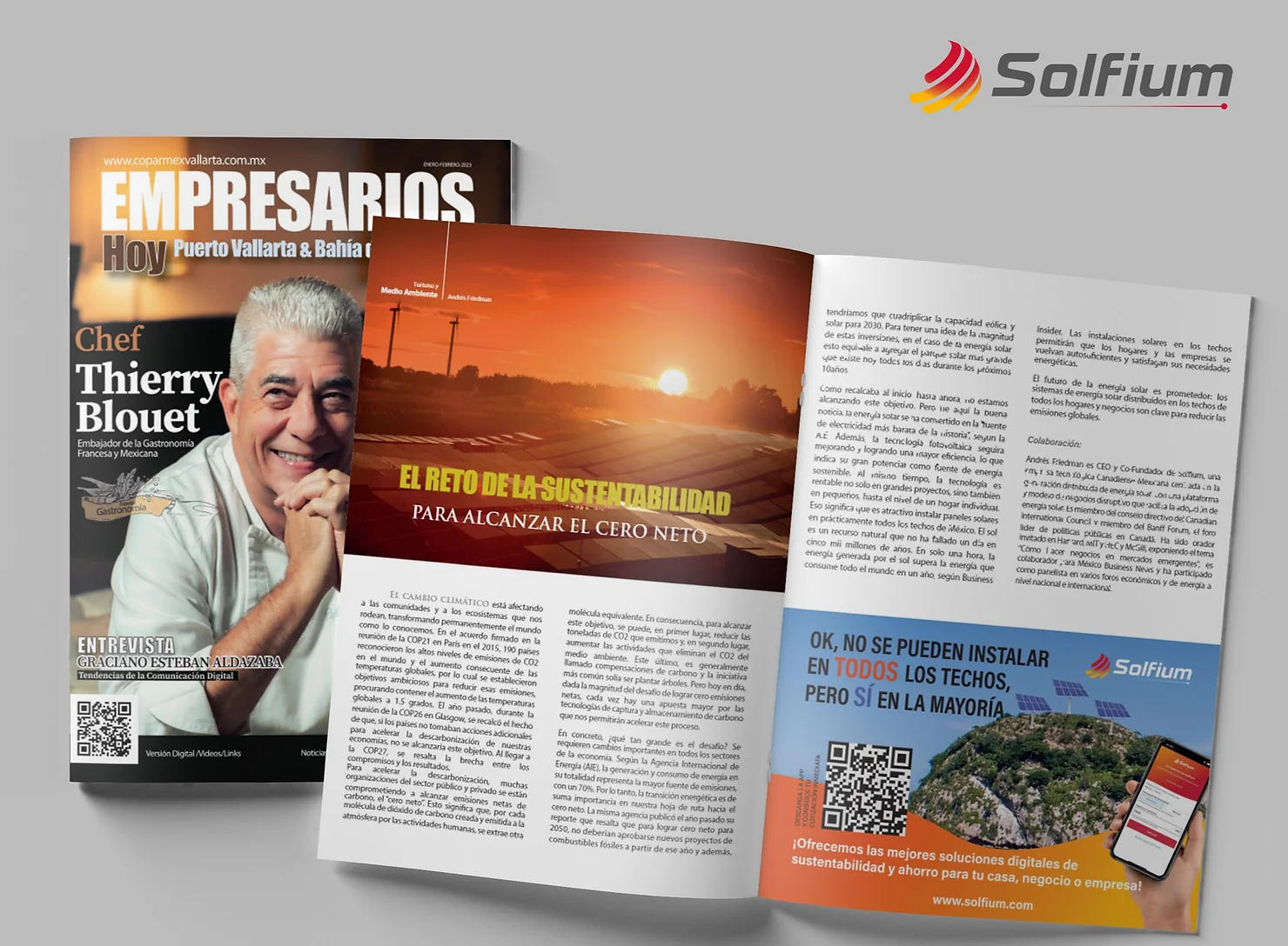 Artículo de nuestro CEO en Revista Empresarios Hoy (COPARMEX)__Paneles Solares Solfium Mexico