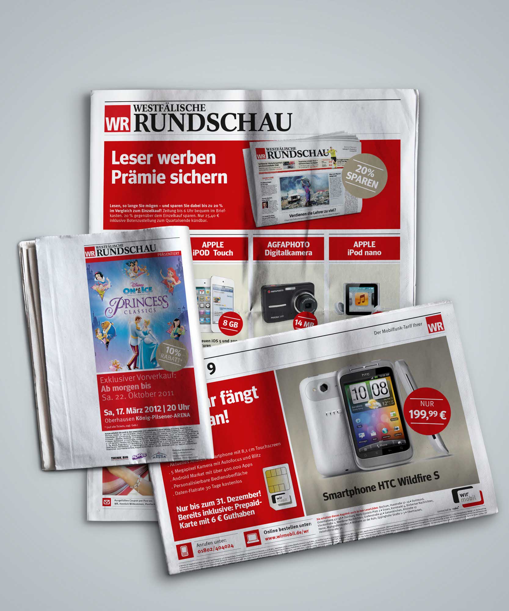 POS-Kommunikation für FUNKE Titel – Kampagnendesign für Abo und Imageanzeigen