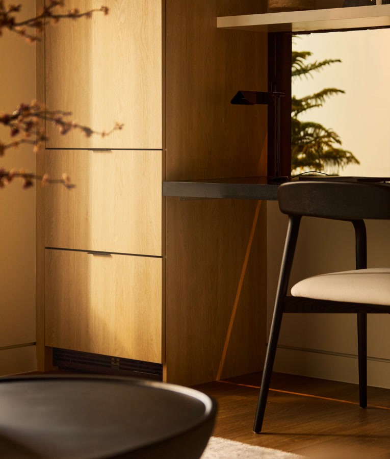 Biograph New York City longevity clinic reception area with modern minimalist health center design