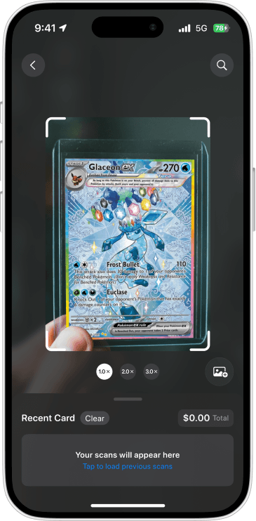 Scan mon Pok mon Card Scanner