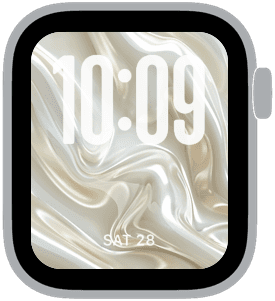 molten pearl Apple Watch face preview 5 featuring abstract, modern, and summer.