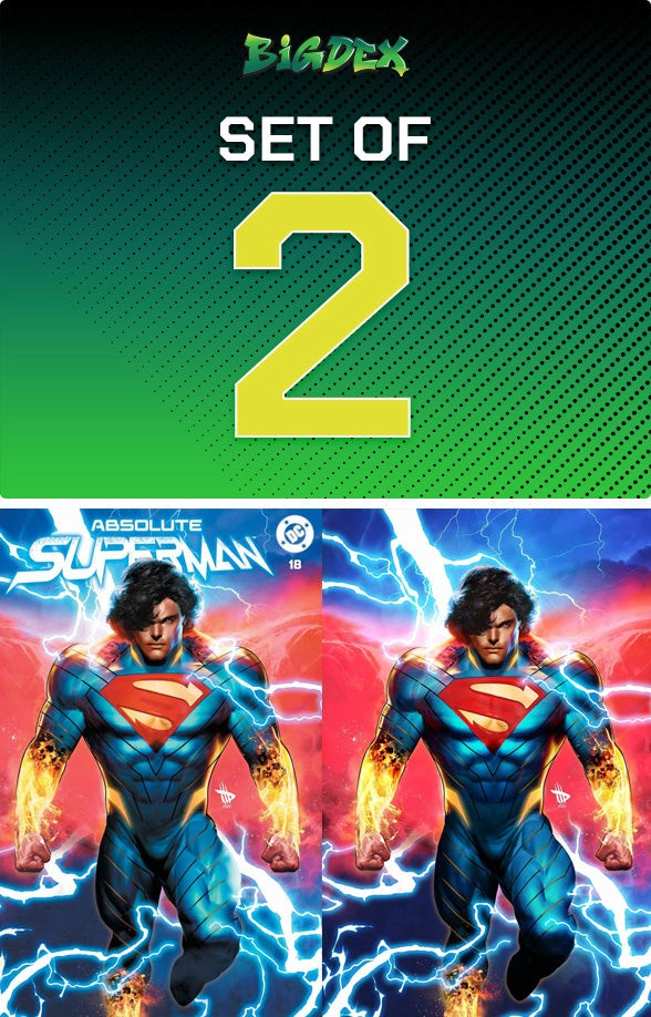 Absolute Superman #18 Dave Wilkins Big Dex Comics Exclusive Trade and Virgin Set DC Comics First Appearance King Shazam