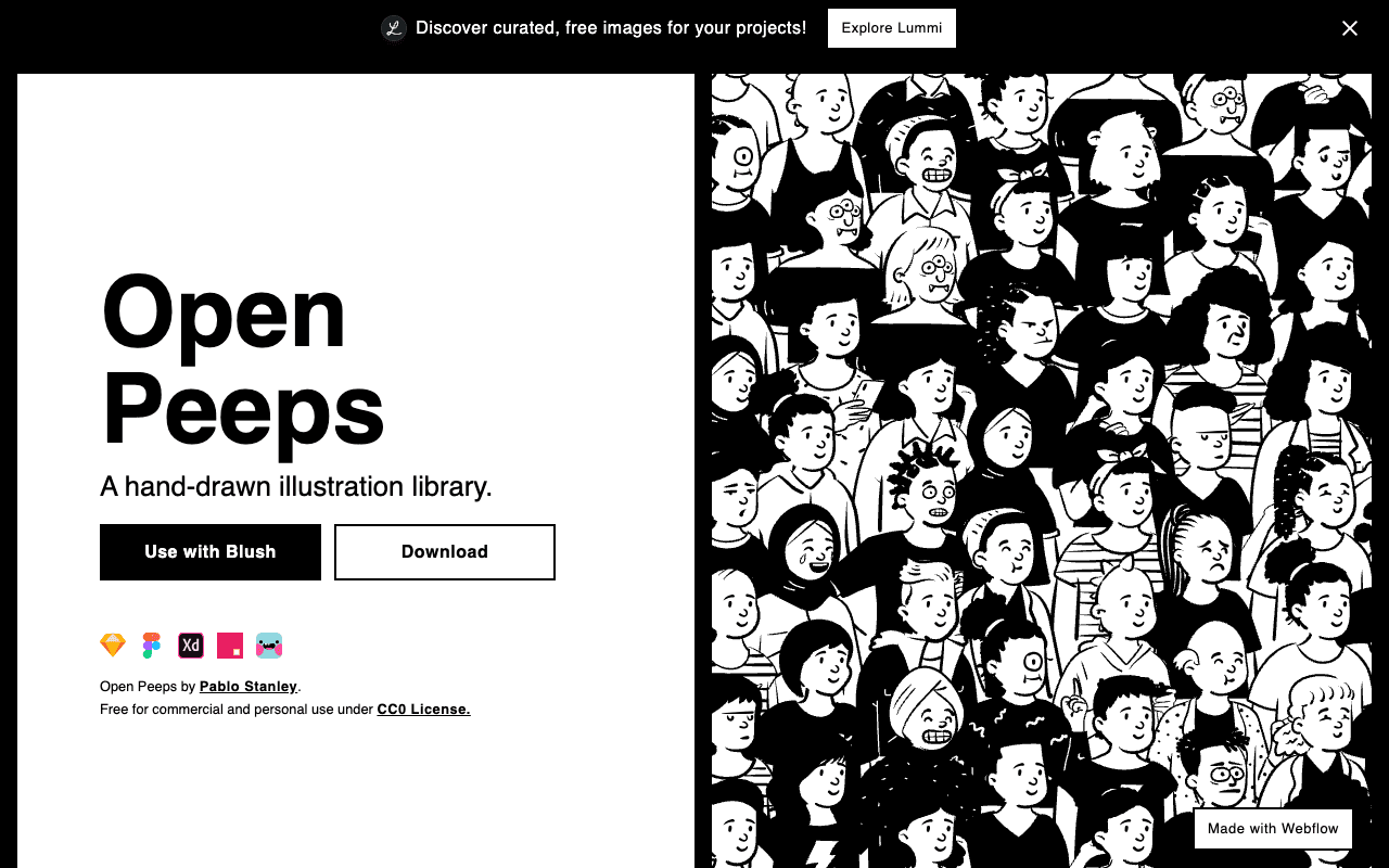 Open Peeps екранна снимка