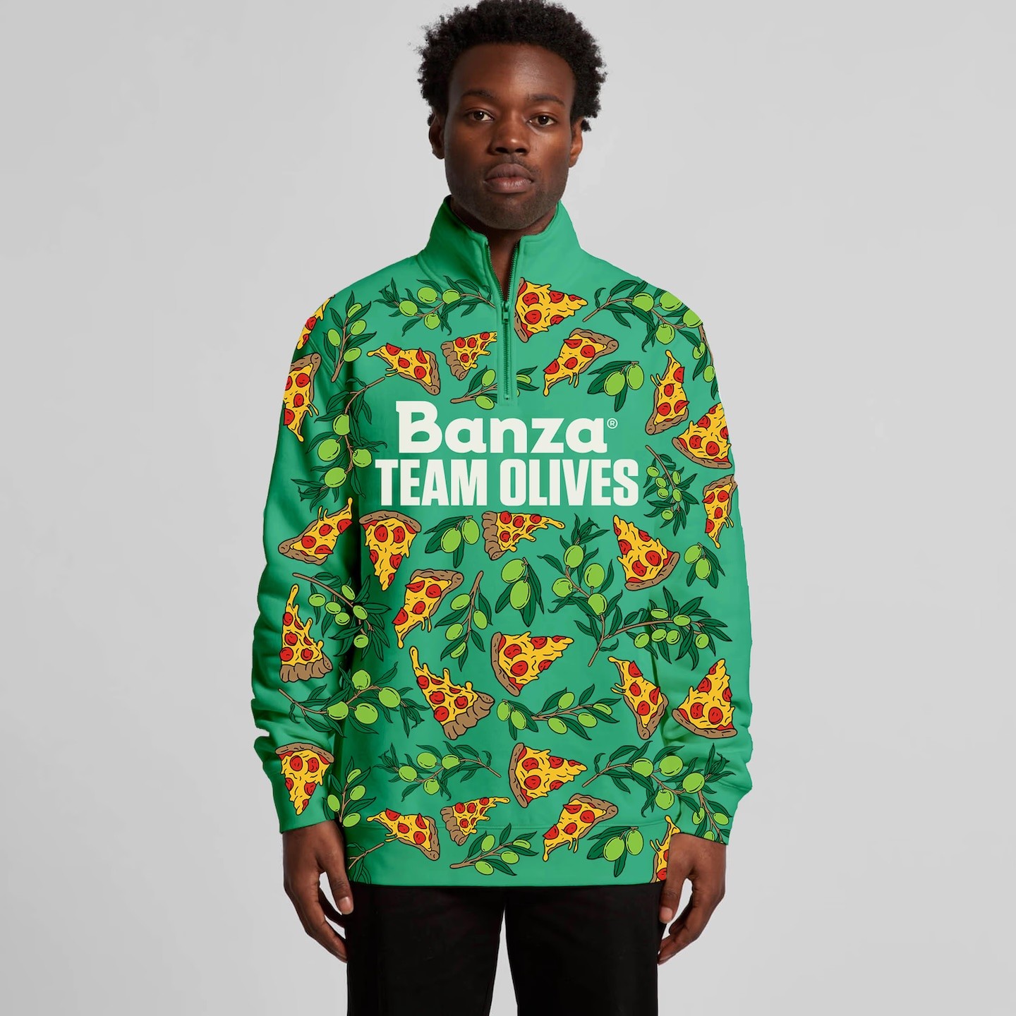 Banza Pizza Swag Mockup 