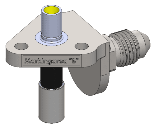 Figure 12: CAD drawing of AST's low-pressure coldgas thruster