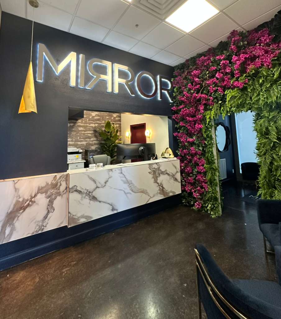 hospital bed near couch