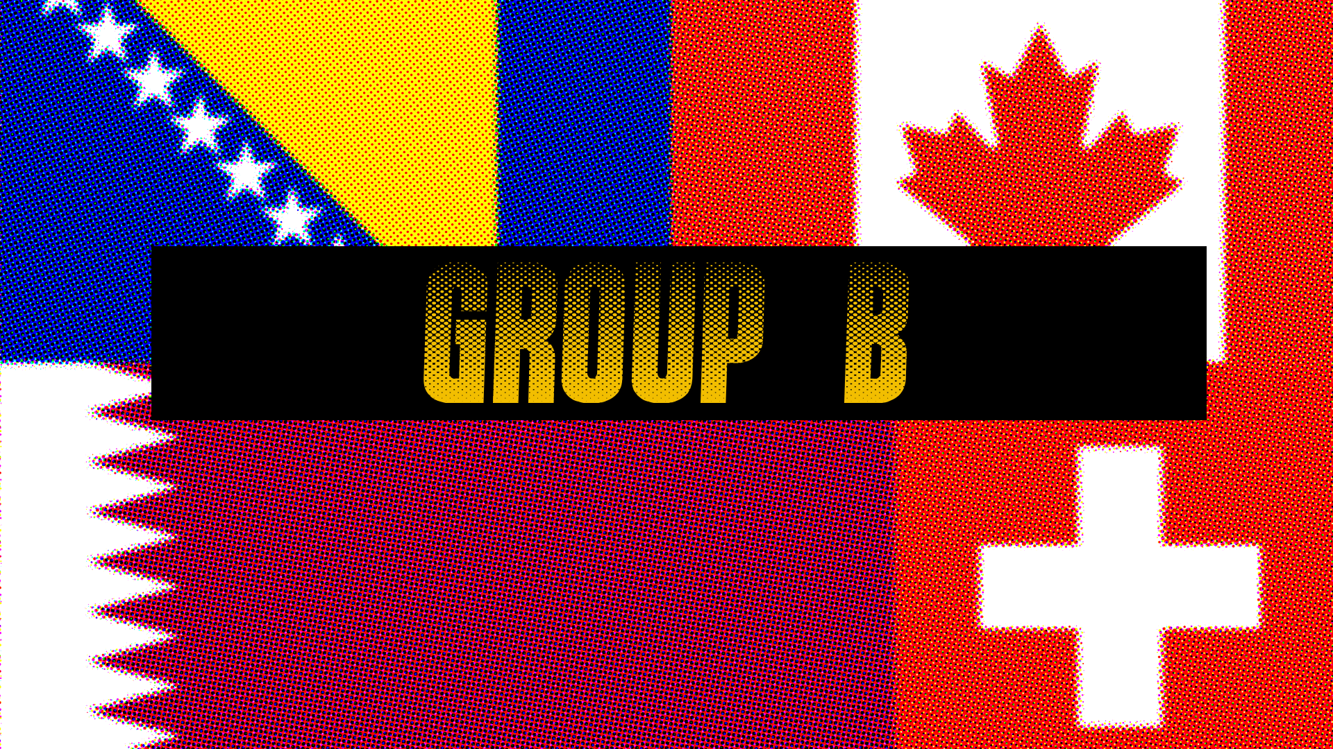 A header featuring flags of Mexico, South Africa, South Korea and Czechia