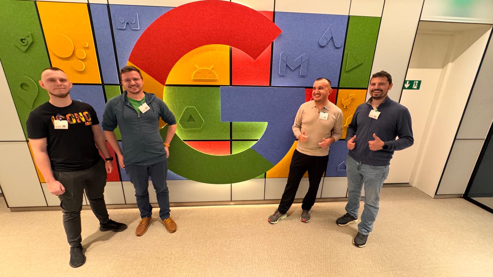 Uxify team in Google's office
