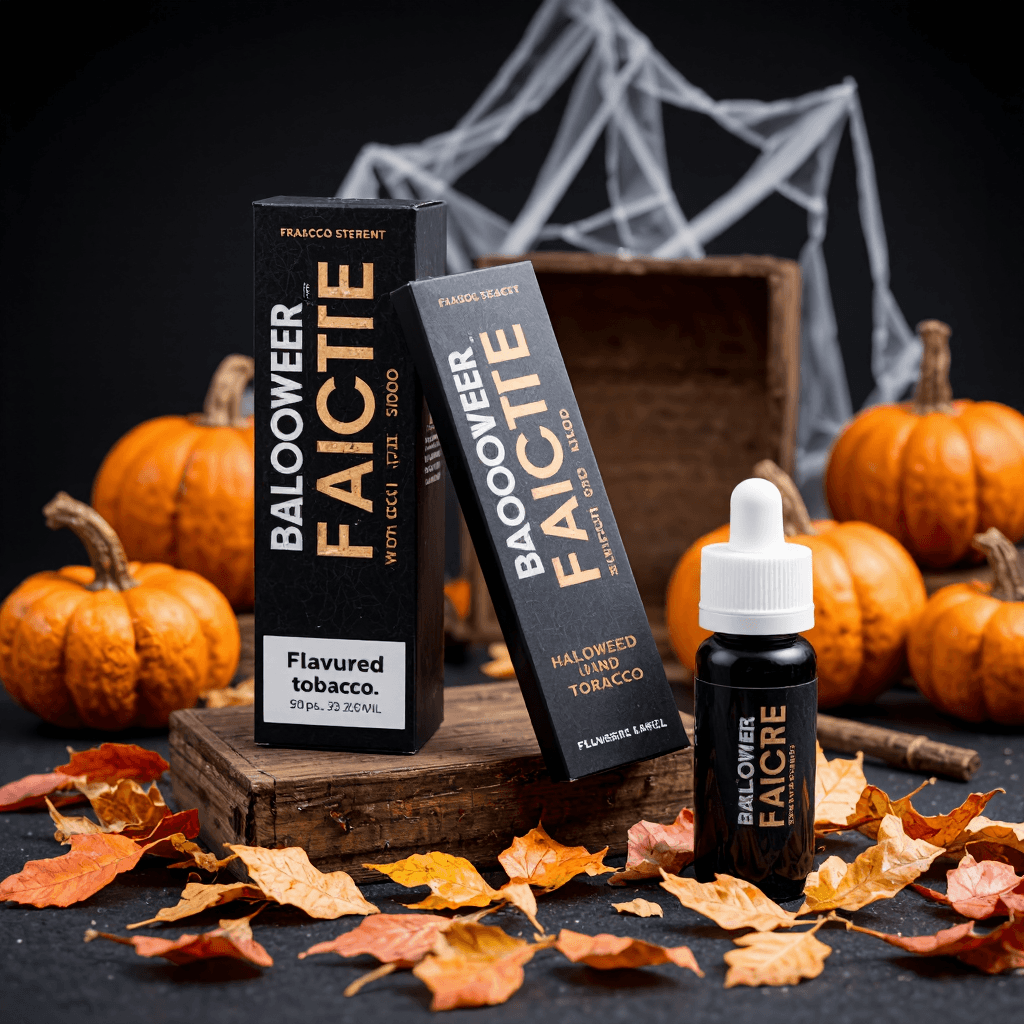 product photography of a box of flavored tobacco products