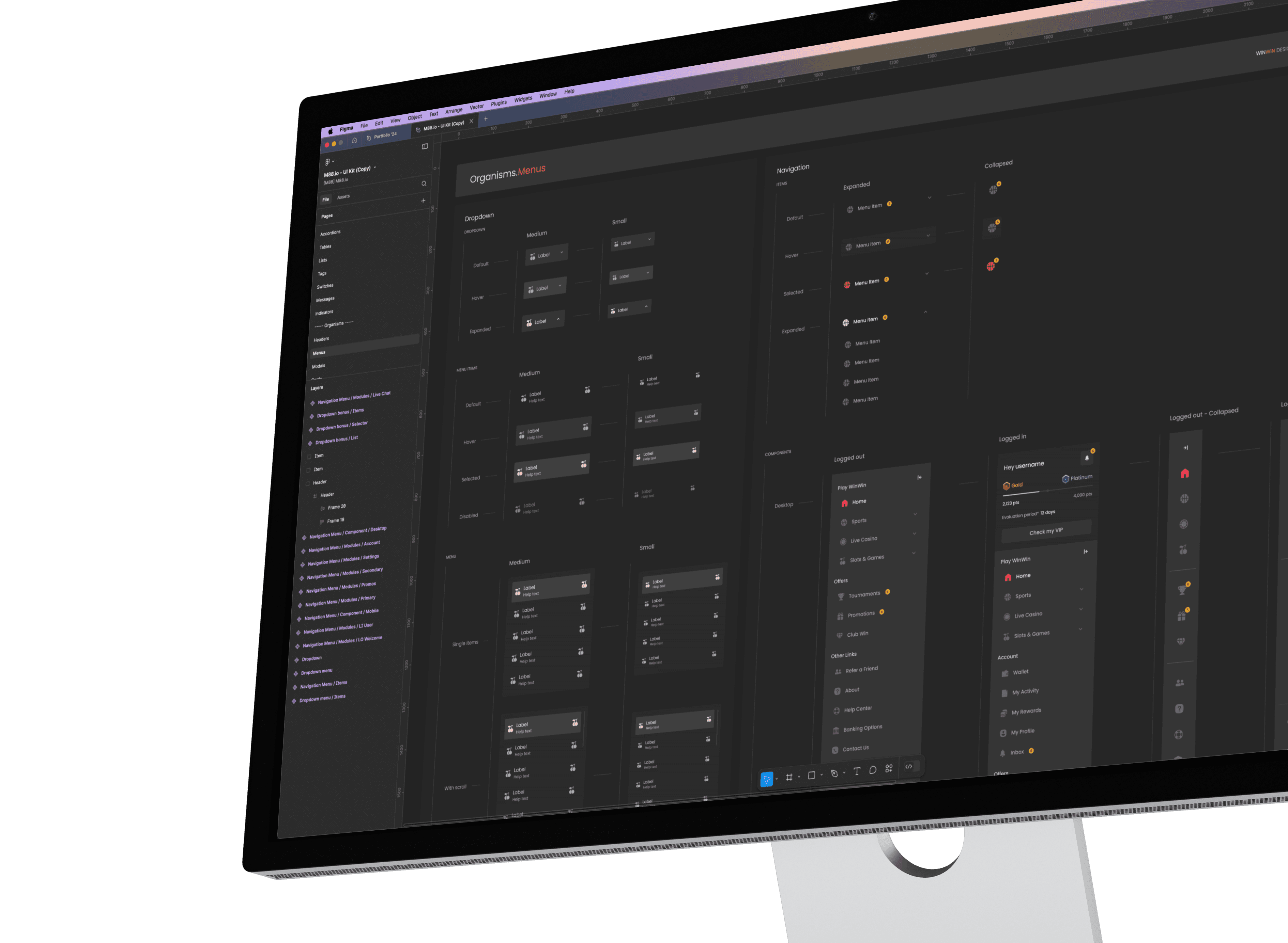 Mansion components example