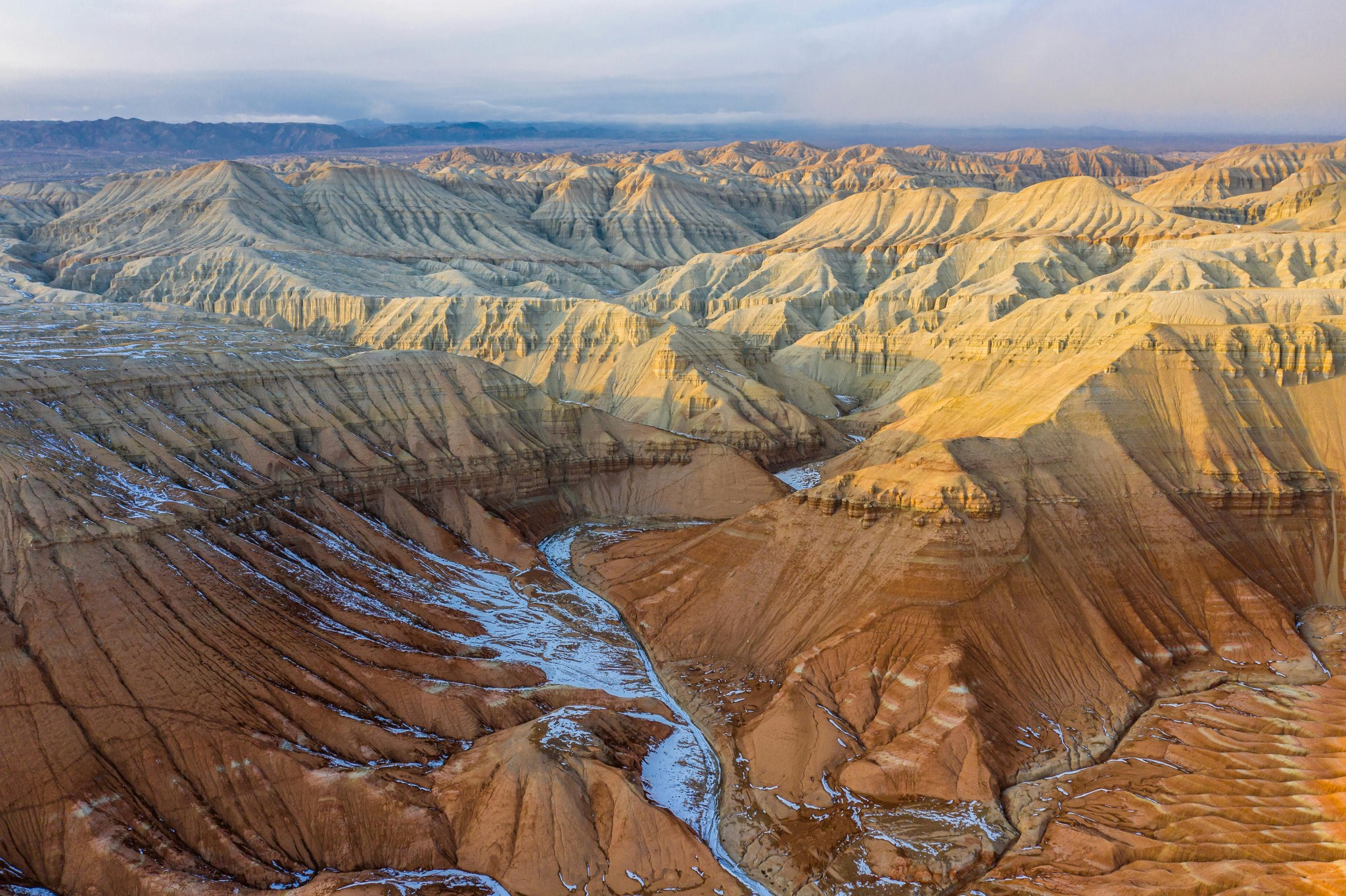 Canyon and Mountains in Kazakhstan