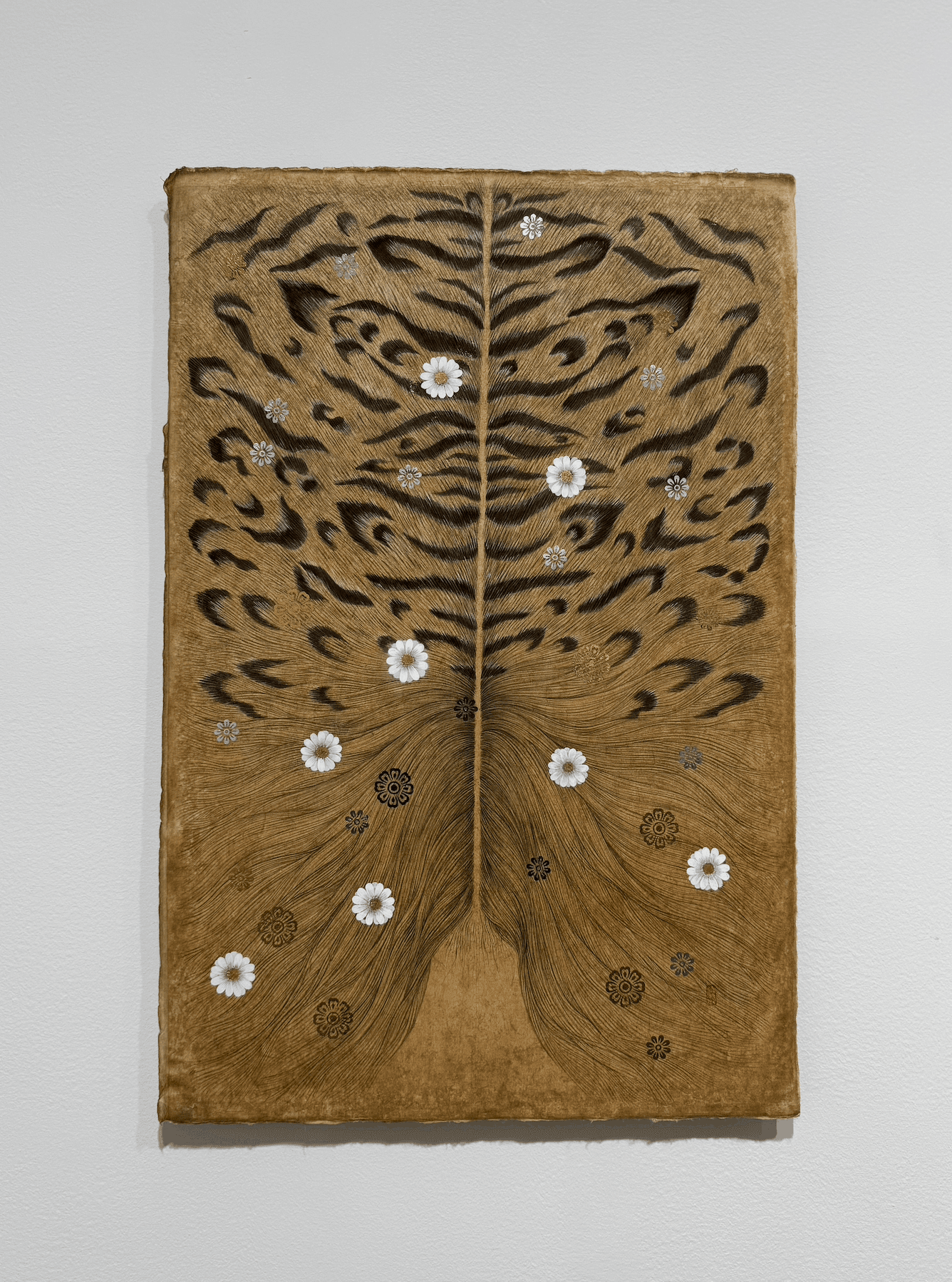 Isamu Noguchi granite sculpture with geometric incision and wooden base, The Noguchi Museum, Astoria New York