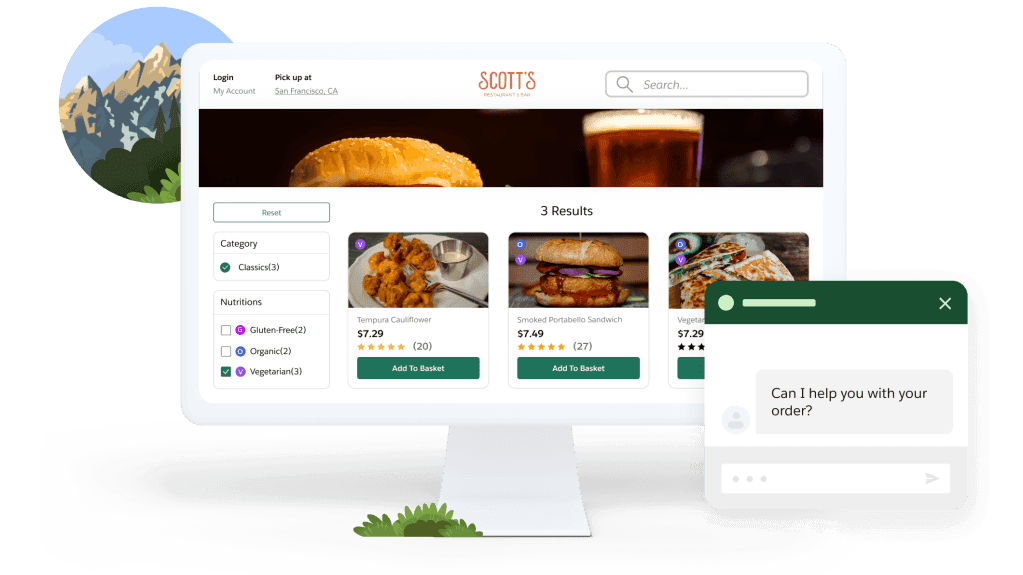 Salesforce's solution for the food and retail industry