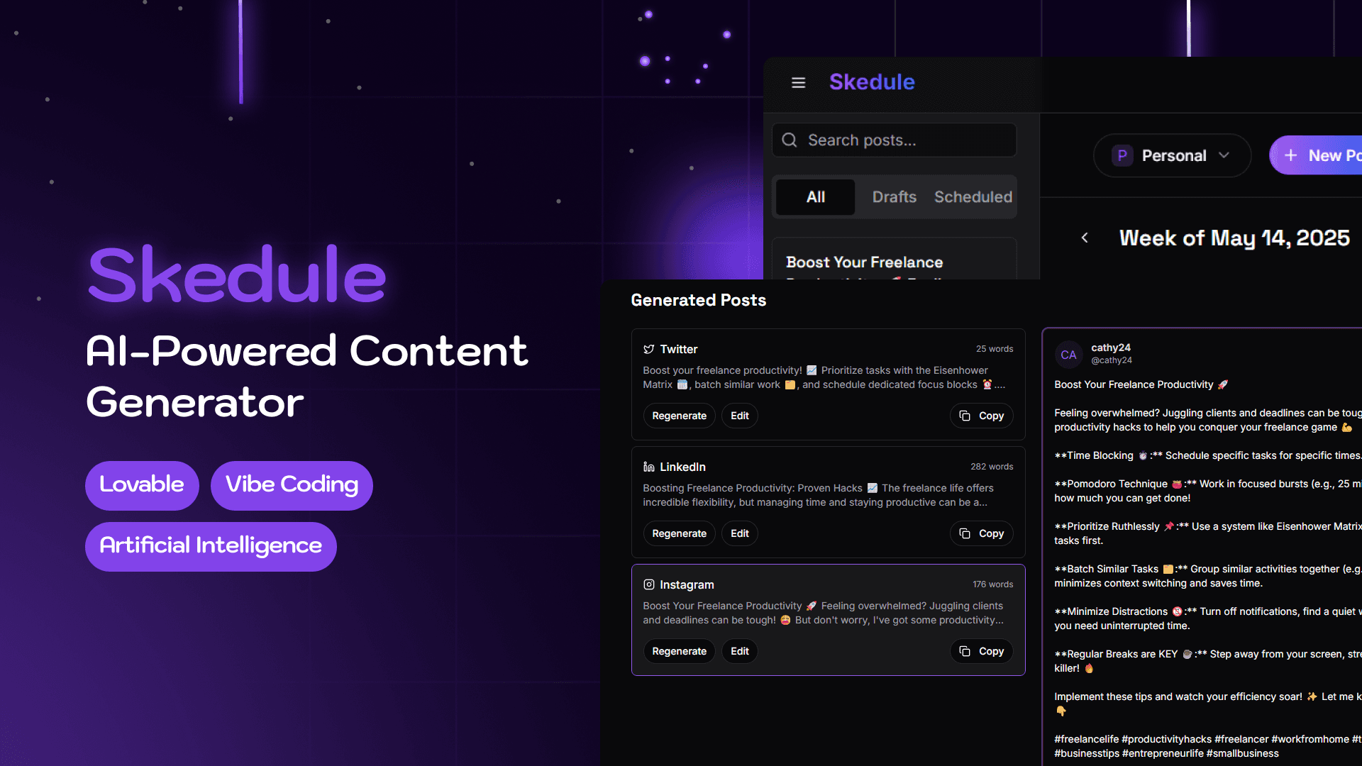 Skedule Website