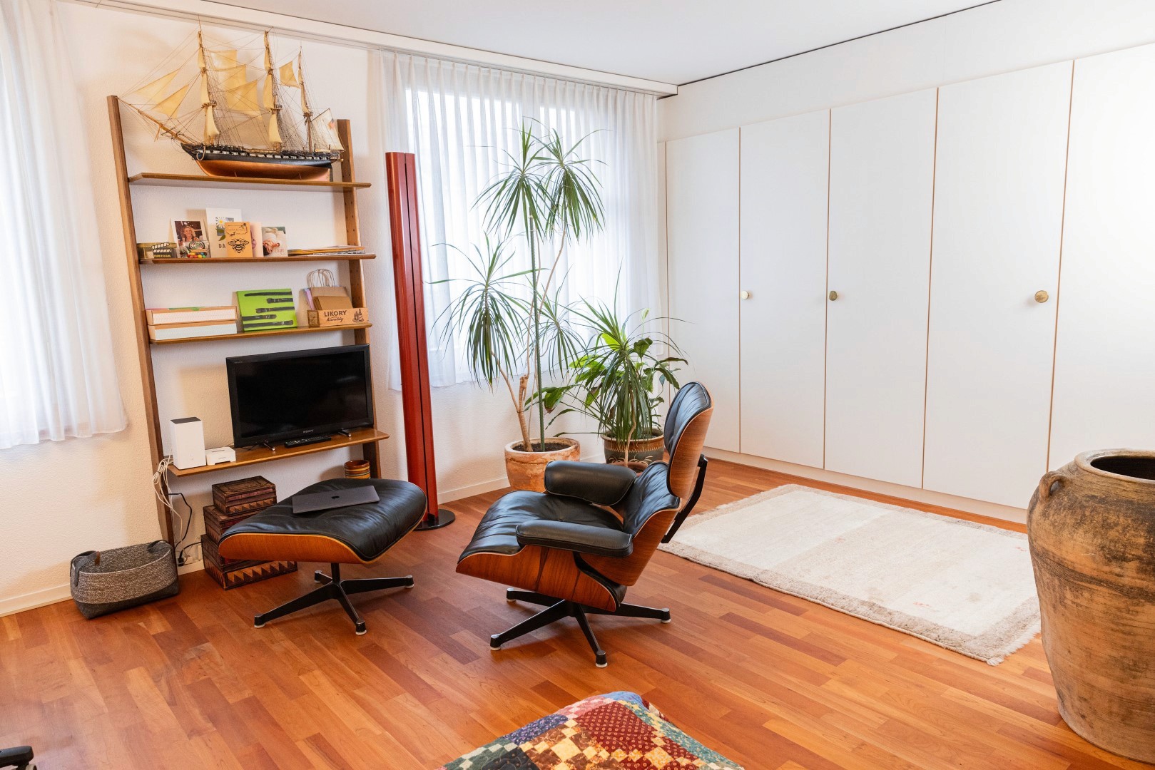 Innenaufnahme einer hellen Wohnung für Immobilieninserat