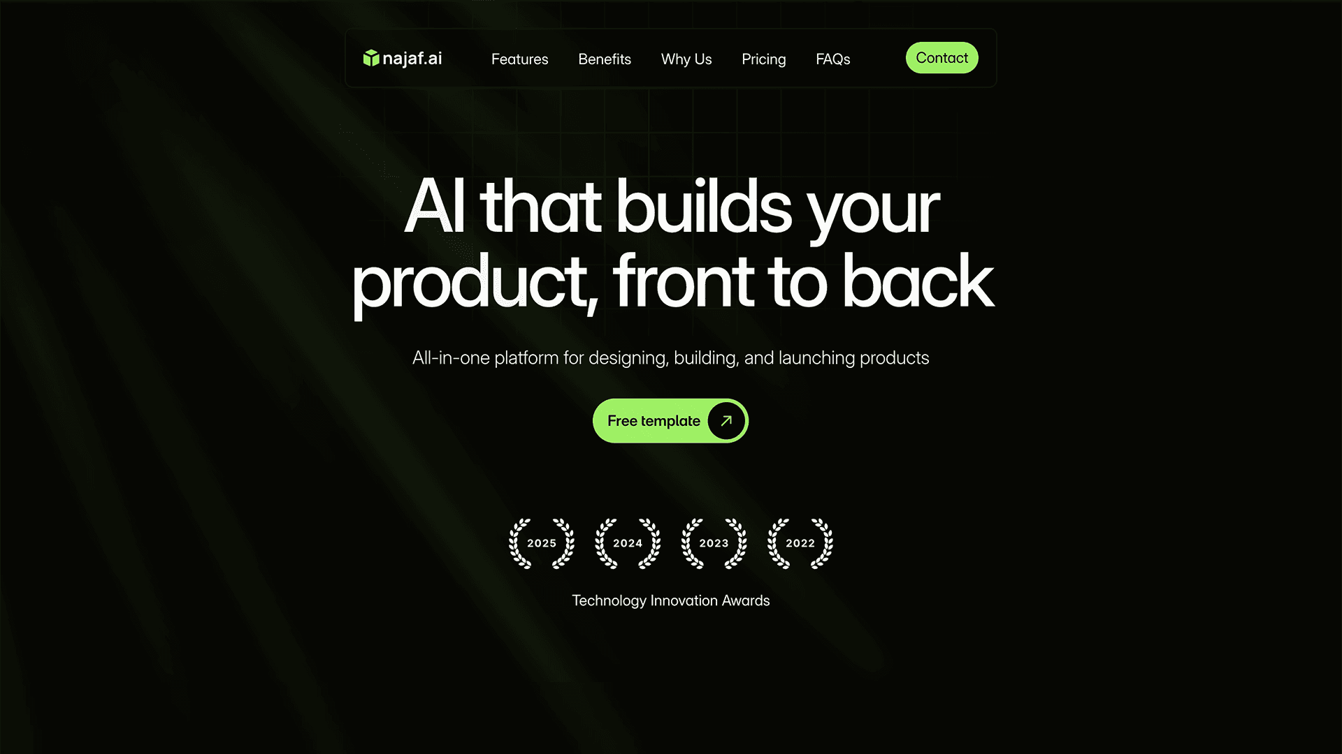 Najaf Framer template