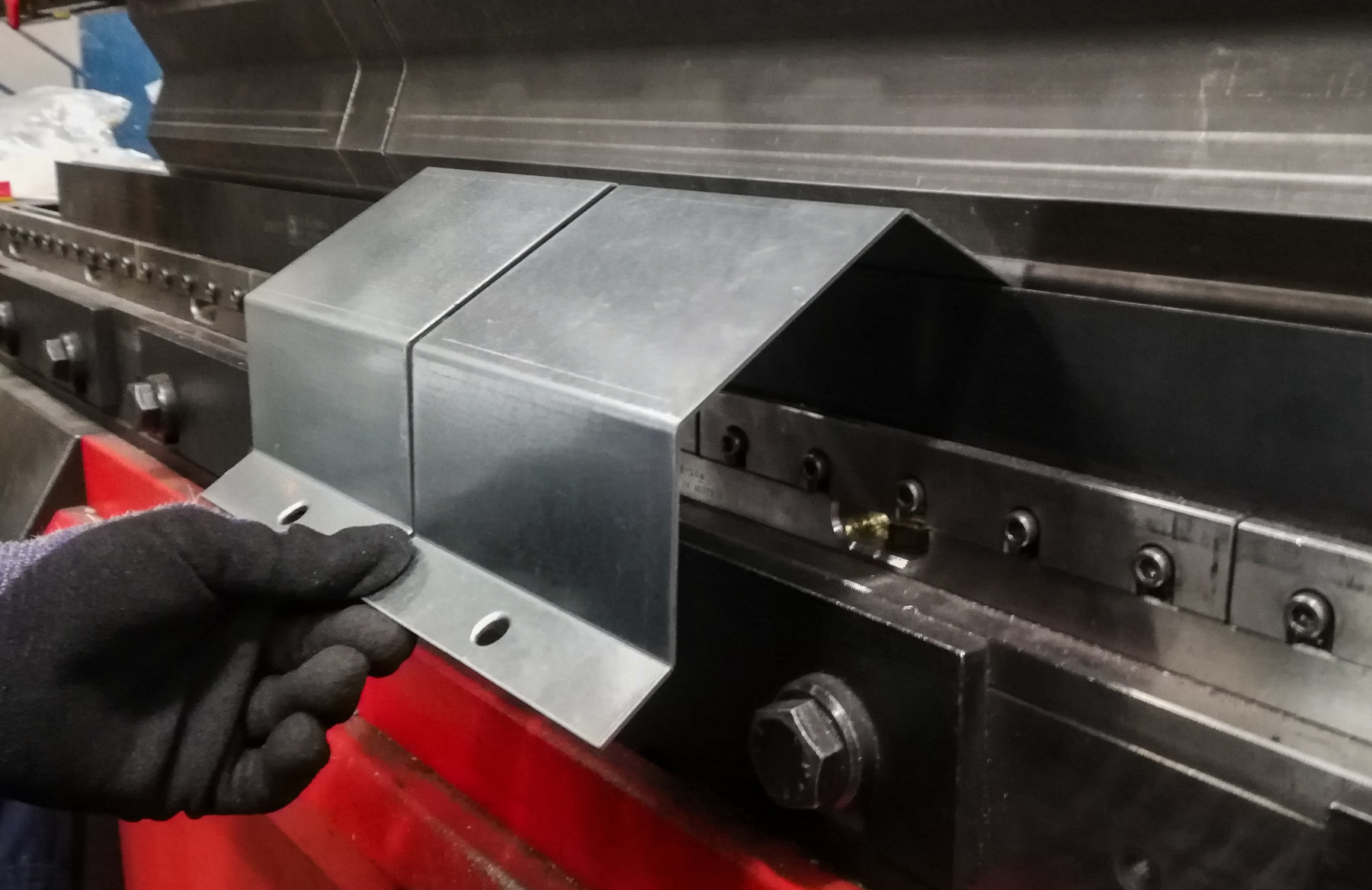 doblez lamina calibre grueso industrial