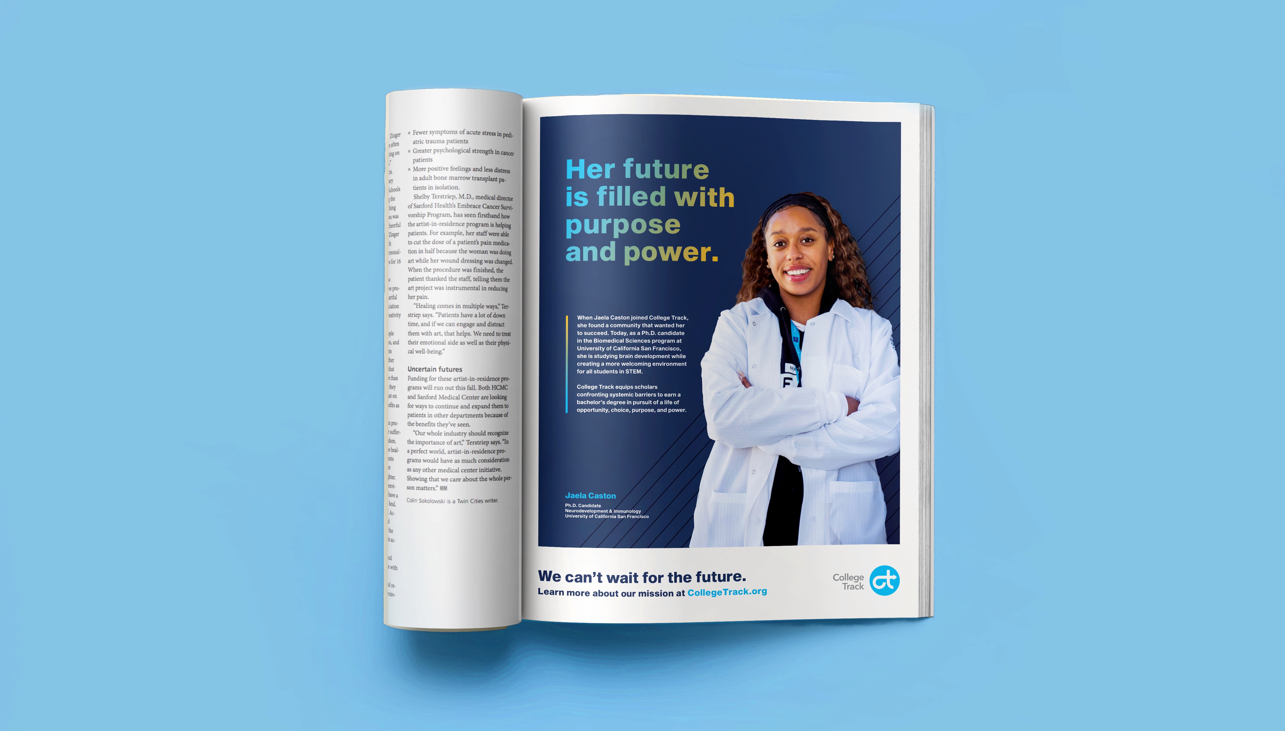 national magazine ad design