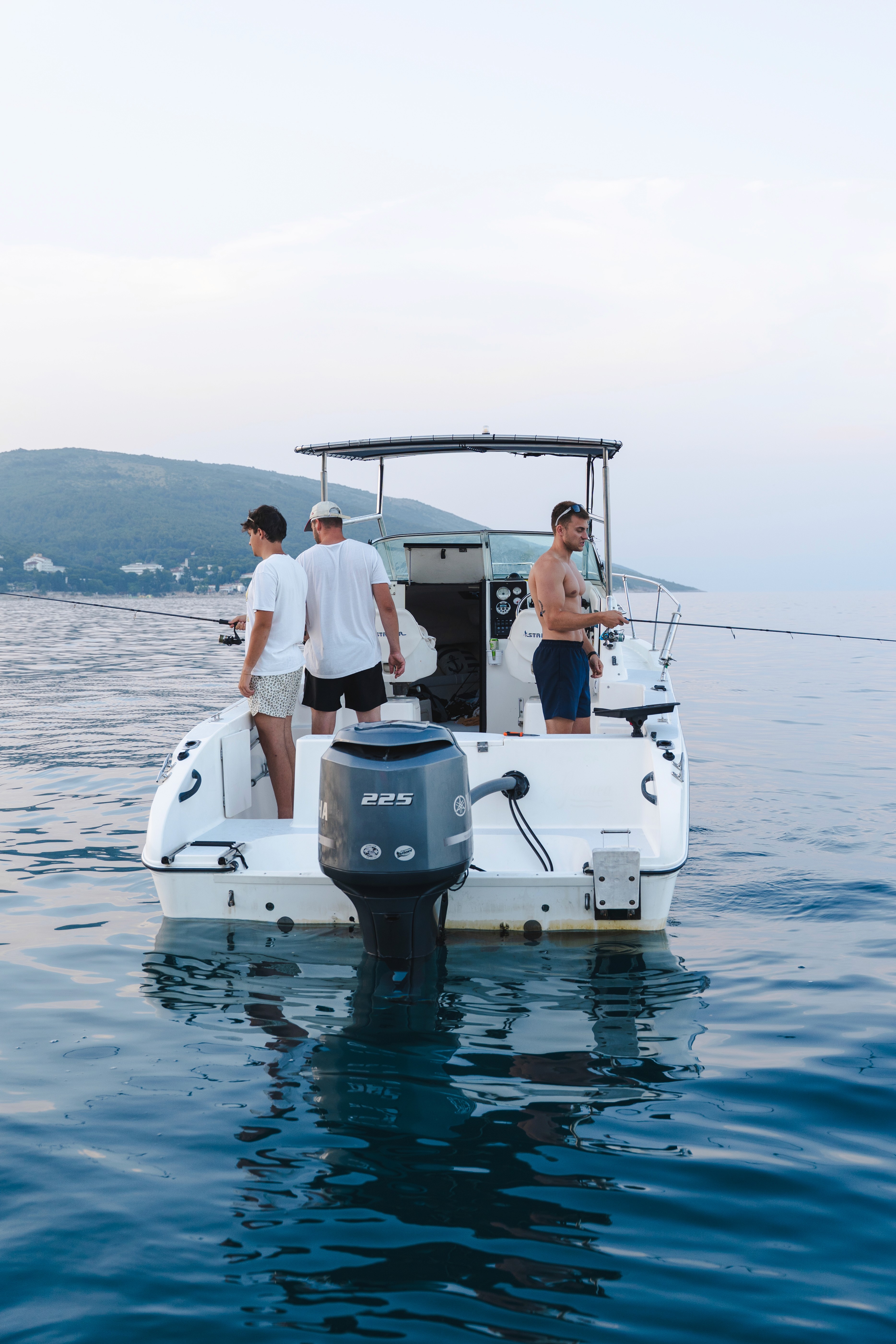 People fishing in Kvarner Bay