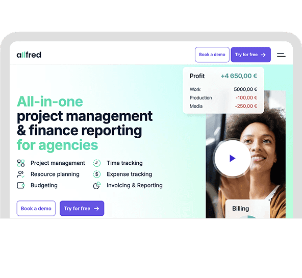Design mockup of a dashboard