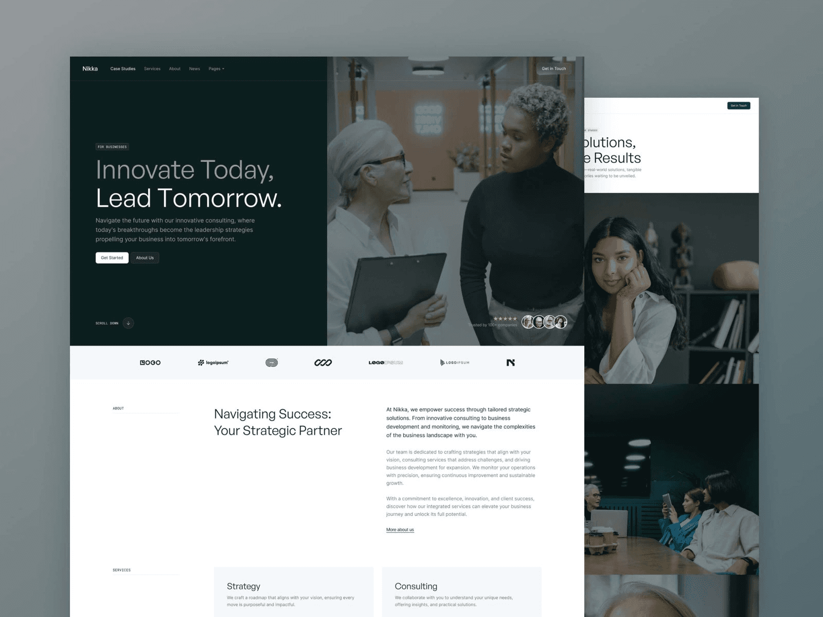 Nikka - Consulting Framer Template