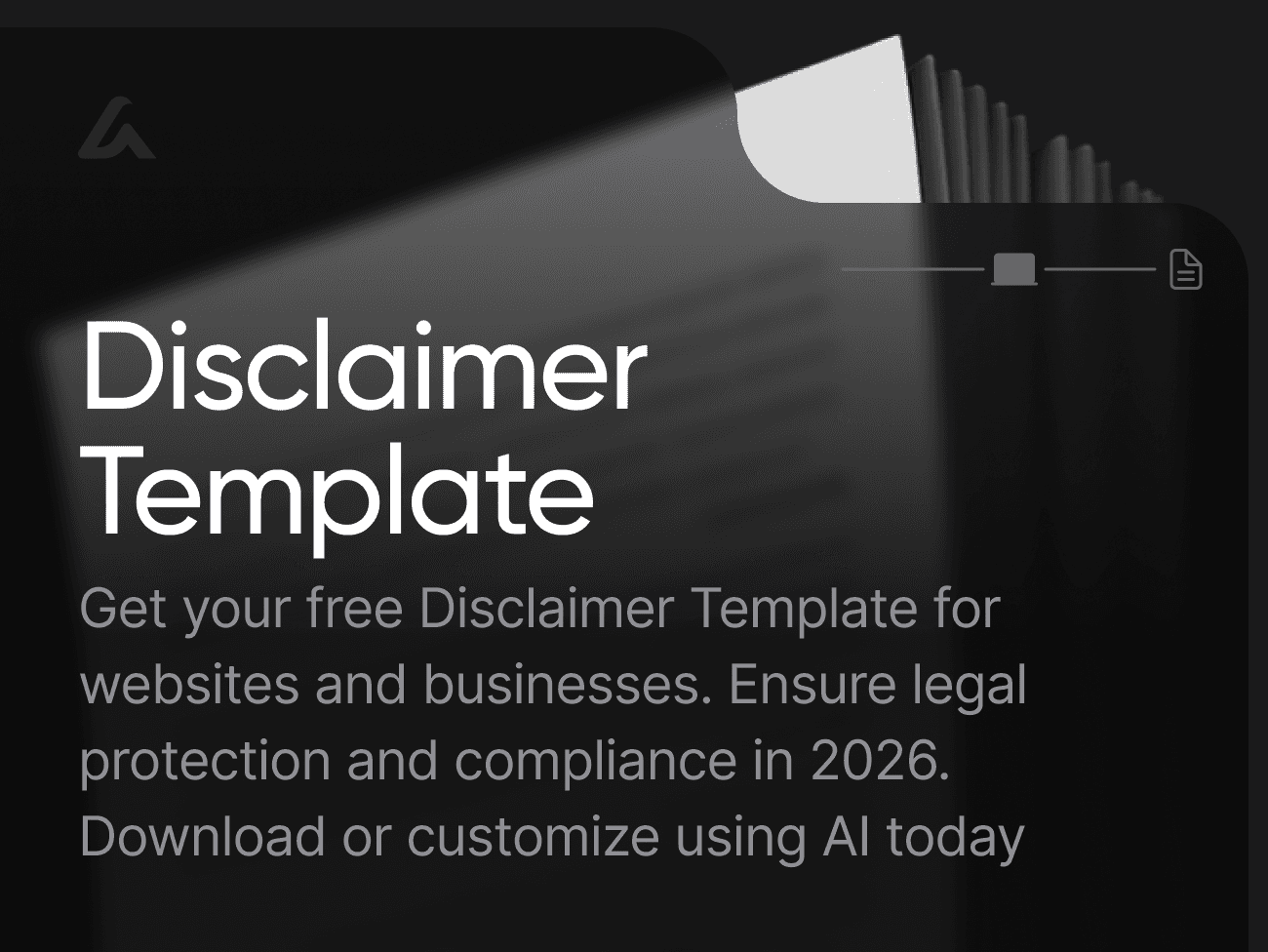 Disclaimer Template