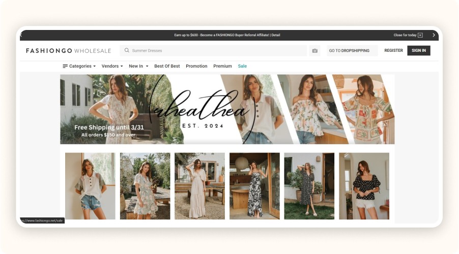 FashionGo – Trend-Driven Fashion for Shopify and TikTok Shop