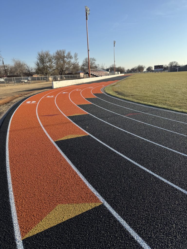 Ulysses High School Track Gets a Colorful Upgrade