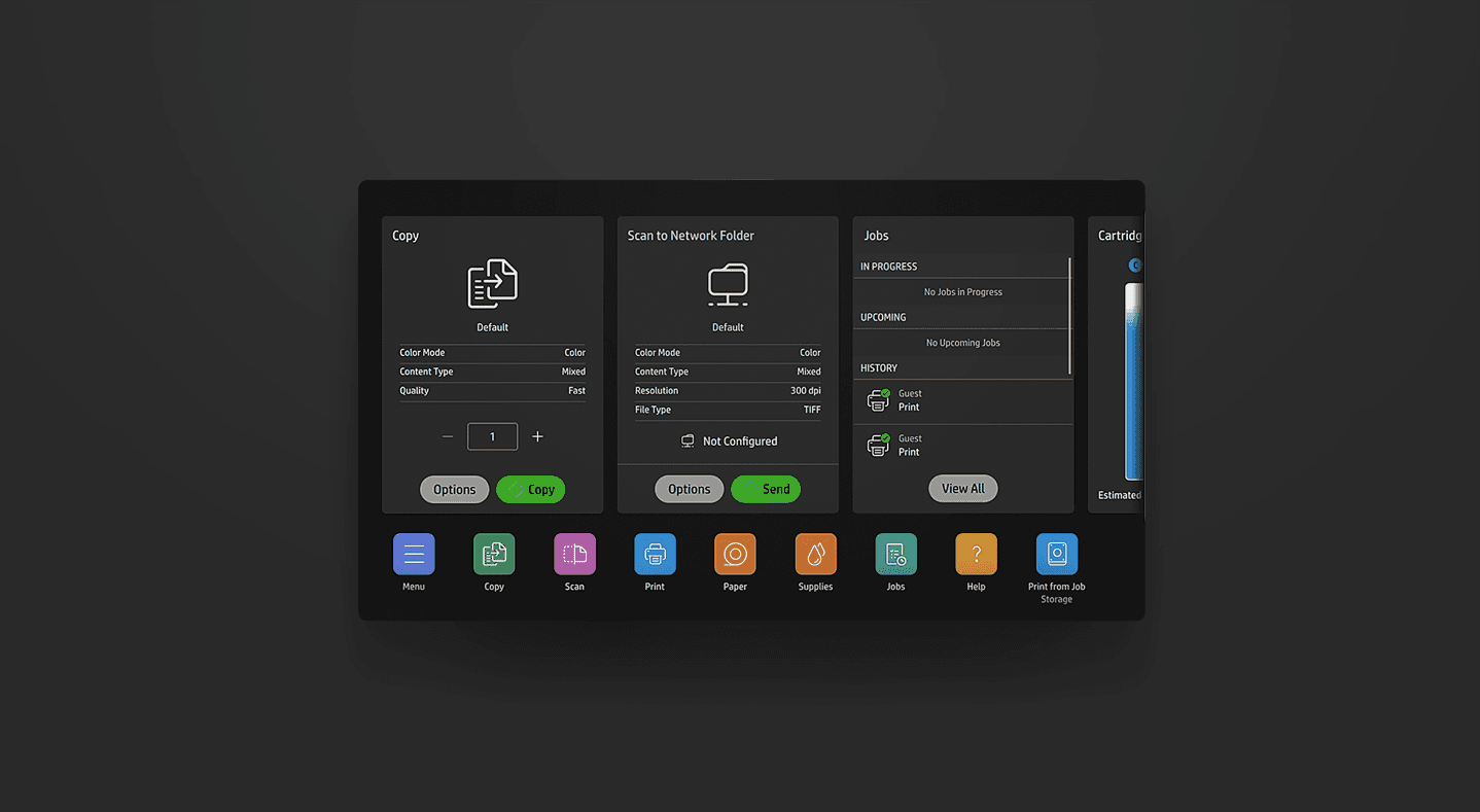 control panel